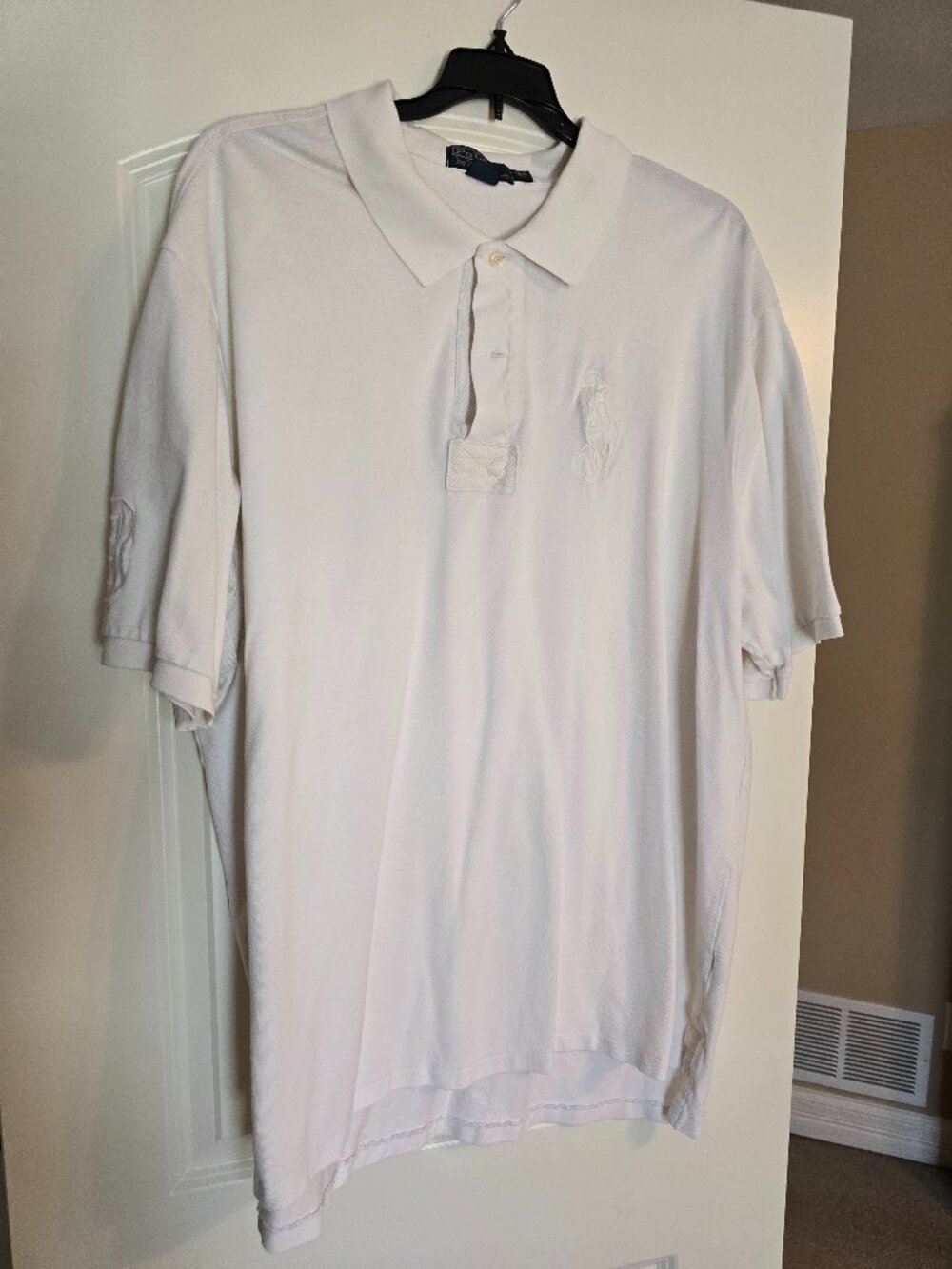 Lot of 3 Mens 3XLT Polo Shirts Ralph Lauren Callaway Golf Flawed Distressed